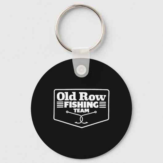 Old Row Fishing Team Funny For Men Women  キーホルダー (正面)