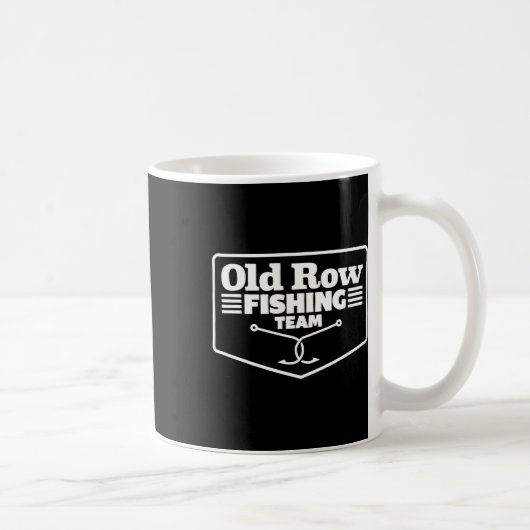 Old Row Fishing Team Funny For Men Women コーヒーマグカップ (右)