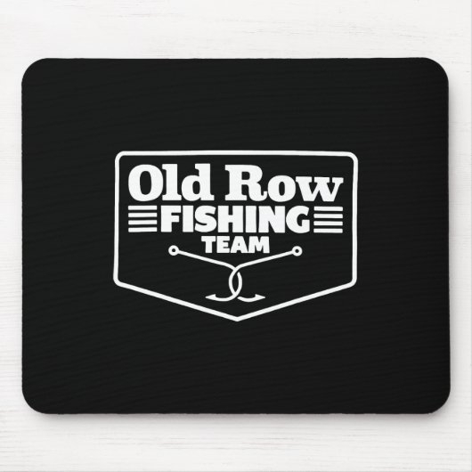 Old Row Fishing Team Funny For Men Women  マウスパッド (正面)