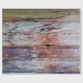 Old, rustic wood wall of an abandoned buildingweat ラッピングペーパー (フラット)