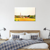 Old Salisbury Cathedral, Salisbury, Wiltshire, UK キャンバスプリント (インサイチュ (寝室))
