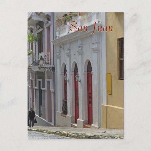 Old San Juan, Puerto Rico土産はがき ポストカード (正面)