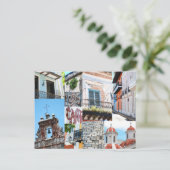 Old San Juan, Puerto Rico – ポストカードフォトコラージュ ポストカード (スタンド正面)