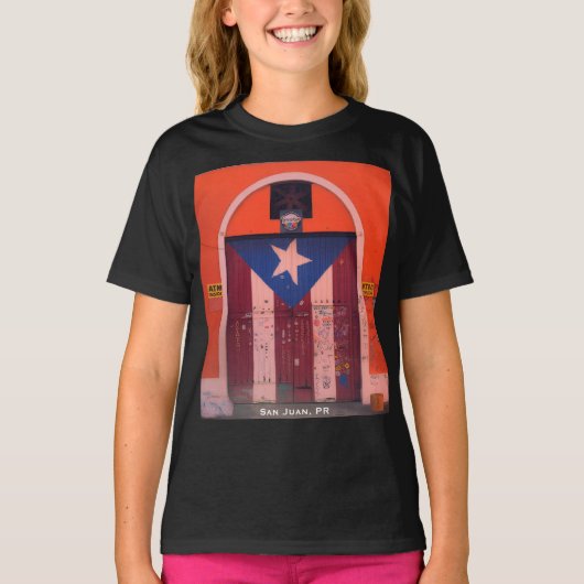 Old San Juan, Puerto Rico Pride  Tシャツ (正面)