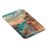 Old San Juan Puerto Rico Travel マグネット (右側)