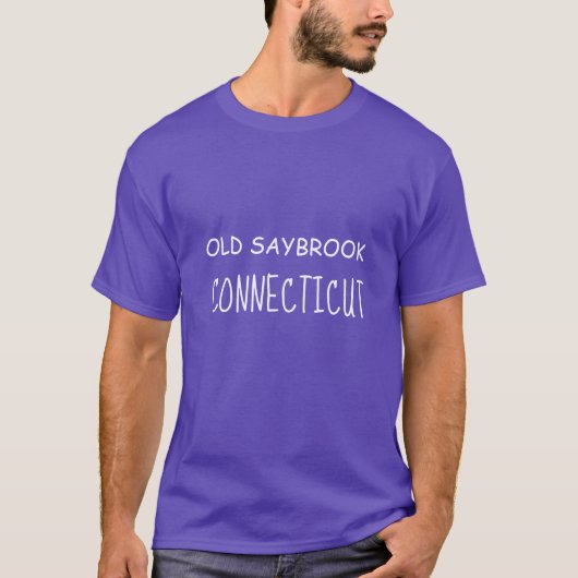 OLD SAYBROOK CONNECTICUTシャツ Tシャツ (正面)