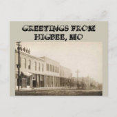 Old Scene from Downtown Higbee, MO ポストカード (正面)