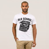 OLD SCHOOL ビンテージ タイプライター Tシャツ (正面フル)