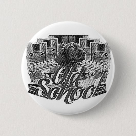 Old School 缶バッジ (正面)