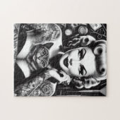 Old School Alternative Tattooed Girl ジグソーパズル (横)