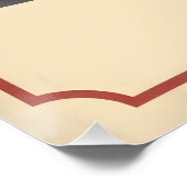 Old-School Burger Poster – Retro Food Wall Art ポスター (コーナー)