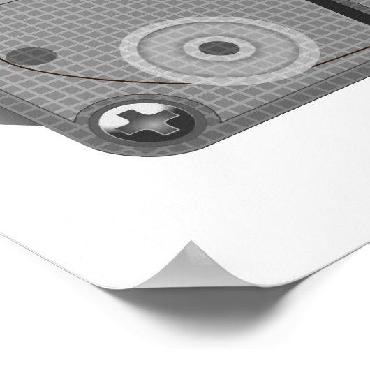 Old School Cassette Tape ポスター (角)