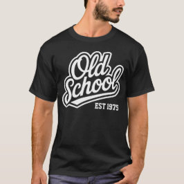 Old School Custom Year Retro Script Design Tシャツ