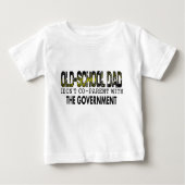 old school Dad ベビーTシャツ (正面)