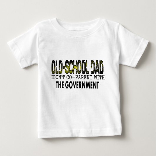 old school Dad ベビーTシャツ (正面)