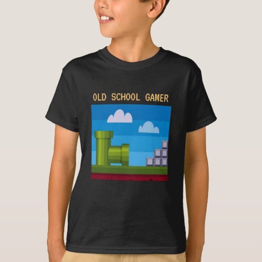 Old School Gamer Tシャツ (正面)