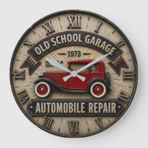 Old School Garage Vintage Automobile Repair Shop