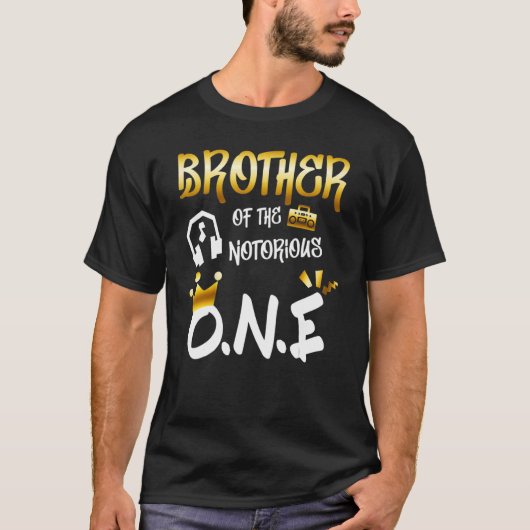 Old School  Hip Hop Brother Of The Notorious One Tシャツ (正面)