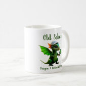 Old School Kids Dragon X Pickleball Team Tshirts コーヒーマグカップ (正面右)