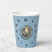 Old School Pickleball  clock paper caps 紙コップ (裏面)