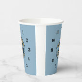 Old School Pickleball  clock paper caps 紙コップ (左)