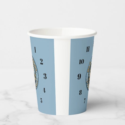 Old School Pickleball clock paper caps 紙コップ (左)