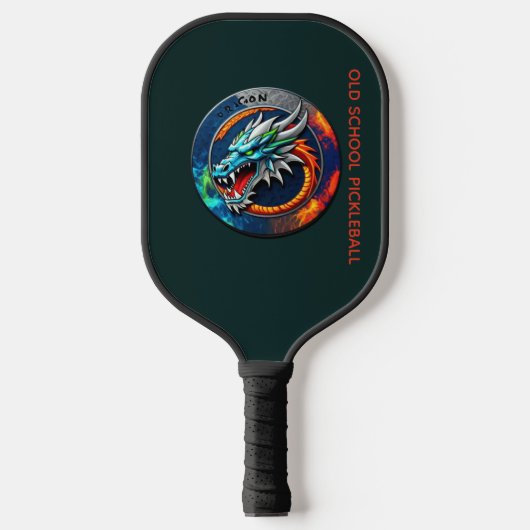 Old School Pickleball Dragon X Team paddle ピックルボールラケット (正面)
