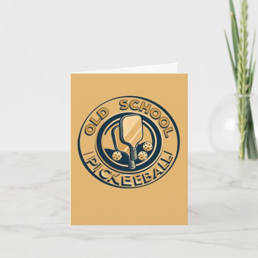 Old School Pickleball Paddle  カード (正面)
