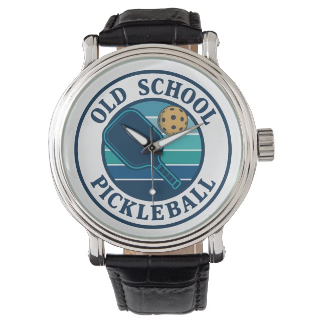Old School Pickleball watch 腕時計 (正面)