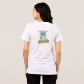 Old School Player 1990s Retro Gaming Design トライブレンドＴシャツ (裏面全面)