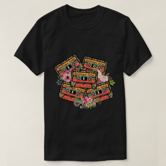 Old School Playlist Shirt、レトロ80s 90s Music Tシャツ