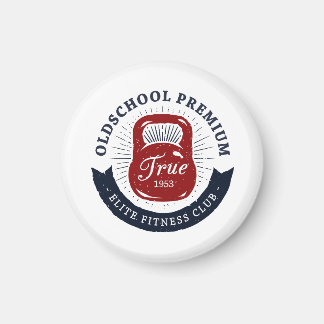 Old School Premium True 1953 Elite Fitness Club マグネット