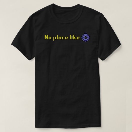 Old School Runescape No Place Like Home Classic Ga Tシャツ (デザイン正面)