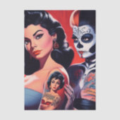 Old School Tattooed Pin-ups 薄葉紙 (正面)