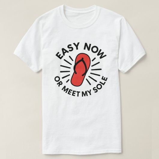 Old School Warning Humor Tシャツ (デザイン正面)