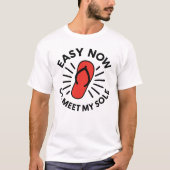 Old School Warning Humor Tシャツ (正面)