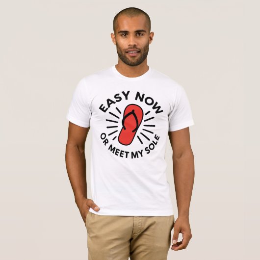 Old School Warning Humor Tシャツ (正面フル)