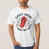 Old School Warning Humor Tシャツ (正面)