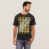 Old Scottish Clan MacLeod Tartan Design Tシャツ (正面フル)
