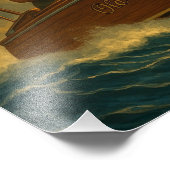 Old Sea Dogs: a sailor and his trusty canine フォトプリント (角)