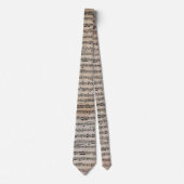 Old Sheet Music ネクタイ (正面)