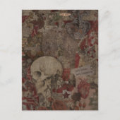 Old Soul Mixed Media Collage ポストカード (正面)