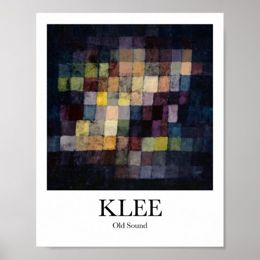 Old Sound by Paul Klee ポスター (正面)