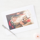 Old St. Nicholas with Lanternヴィンテージシール 長方形シール (封筒)