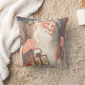 Old St. Nicholas with Lanternヴィンテージ枕 クッション (ブランケット)