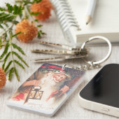 Old St. Nicholas with LanternヴィンテージKeychain キーホルダー (正面右)