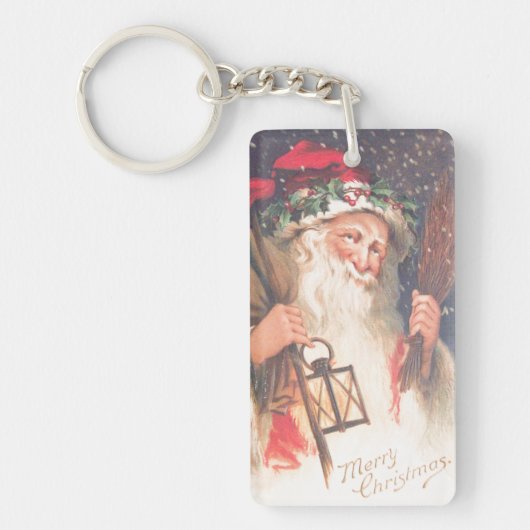 Old St. Nicholas with LanternヴィンテージKeychain キーホルダー (正面)