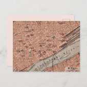 Old St Paul MNマップはがき ポストカード (正面/裏面)