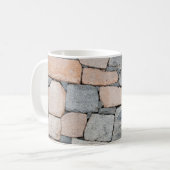 Old stone wall of ancient castle. abstract,ancient コーヒーマグカップ (正面左)