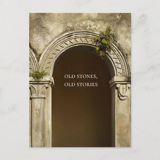 Old Stones, Old Stories, Poetic Architecture ポストカード (正面)